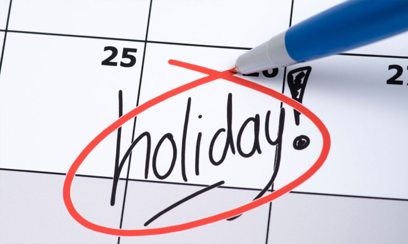 سال 2026 کی سرکاری تعطیلات کا اعلان کر دیاگیا