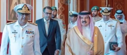 نیول چیف کی بحرینی ولی عہد اور وزیراعظم سے ملاقات