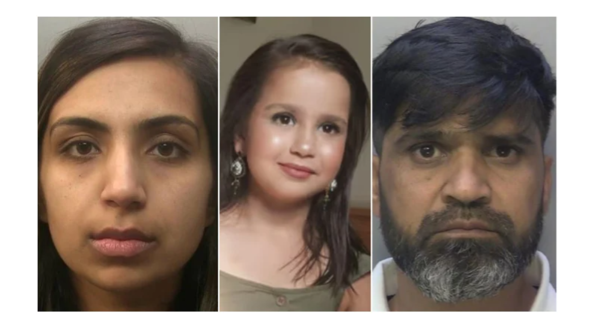 دس سالہ سارہ کا قتل،برطانوی عدالت نے والدین،چچا کو سنائی سزا