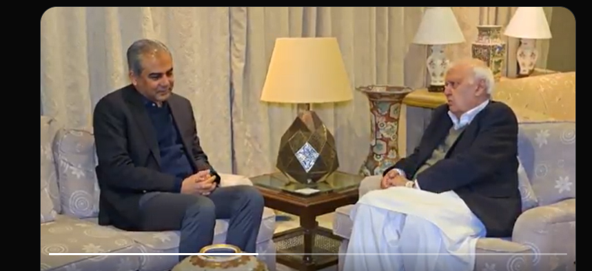 وزیر داخلہ کی آفتاب شیر پاؤسے ملاقات