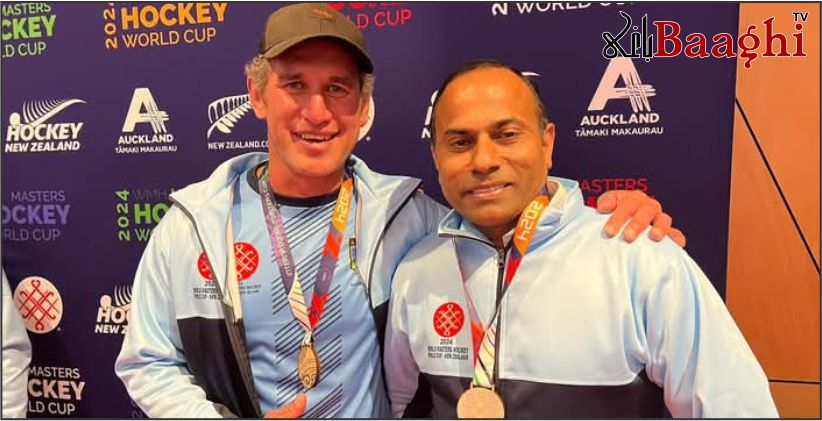 گوجرہ: ماسٹر ہاکی ورلڈ کپ 2024ء میں الائنس انٹرنیشنل ٹیم نے سلور میڈل جیتا