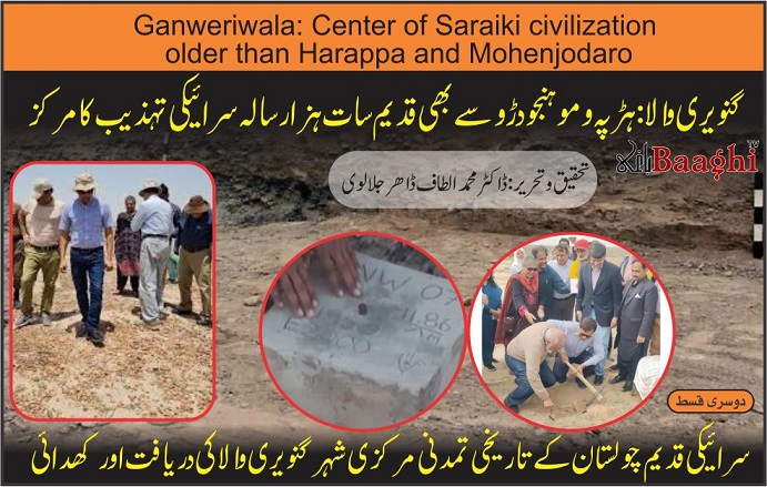 گنویری والا: ہڑپہ وموہنجودڑو سے بھی قدیم سات ہزار سالہ سرائیکی تہذیب کا مرکز(دوسری قسط)