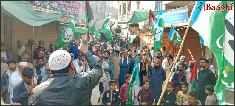 میرپور خاص: فلسطین کی فتح پر جماعت اسلامی کا یوم تشکر اور ریلی