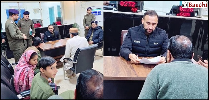 منڈی بہاؤالدین: ڈی پی او وسیم ریاض خان کی تھانہ گوجرہ میں کھلی کچہری