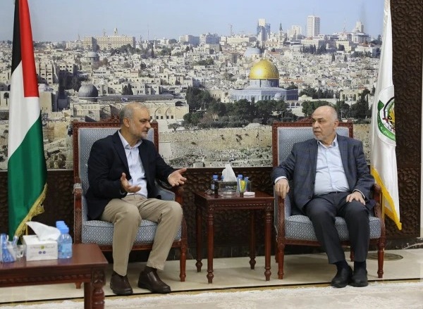 حافظ نعیم کی حماس کے سربراہ  سے ملاقات