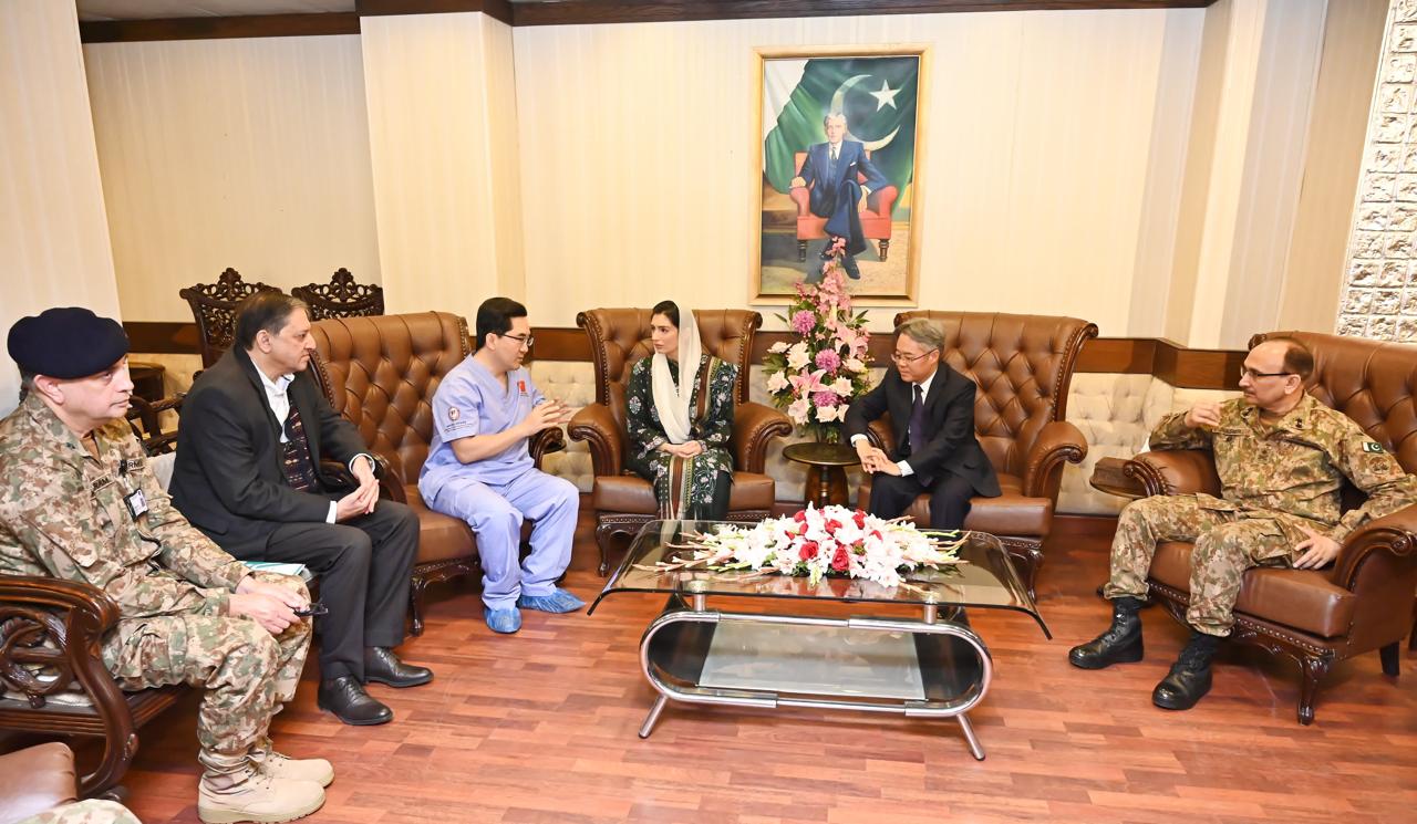 خاتون اول آصفہ بھٹو   شعبہ صحت میں تعاون پر چینی حکومت  کی مشکور