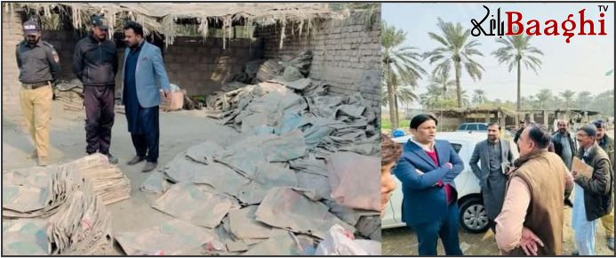 خیرپور: غیرقانونی سیمینٹ فیکٹری پر چھاپہ، جعلی سیمینٹ اور سامان برآمد، فیکٹری سیل