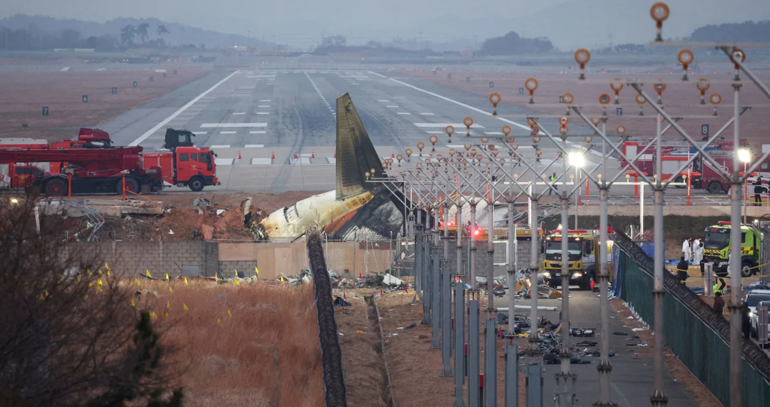 جنوبی کوریا طیارہ حادثہ "بلیک باکس”  میں‌چار منٹ قبل ریکارڈنگ رک گئی تھی،انکشاف