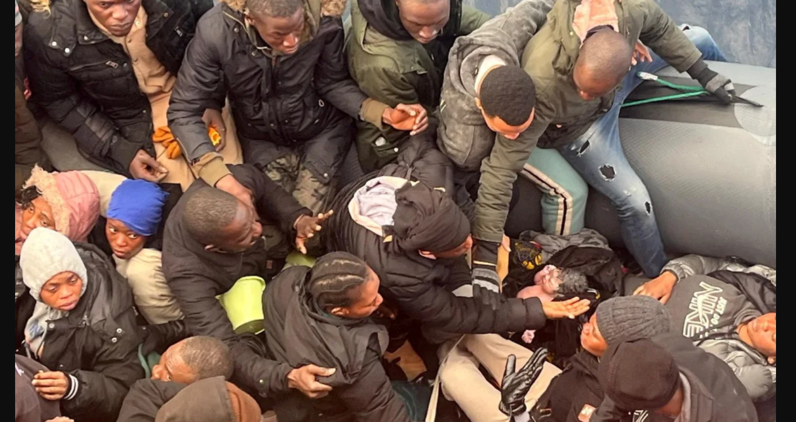 Baby born at sea on migrant dinghy en route to Spain