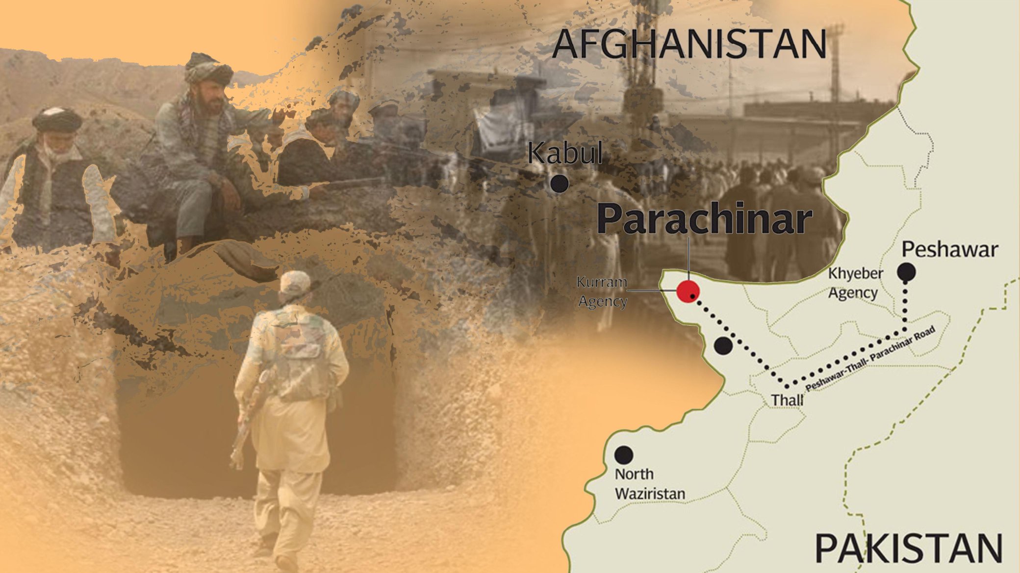 کرم ، آپریشن کے متاثرین کے لیے عارضی کیمپ قائم کرنے کا فیصلہ