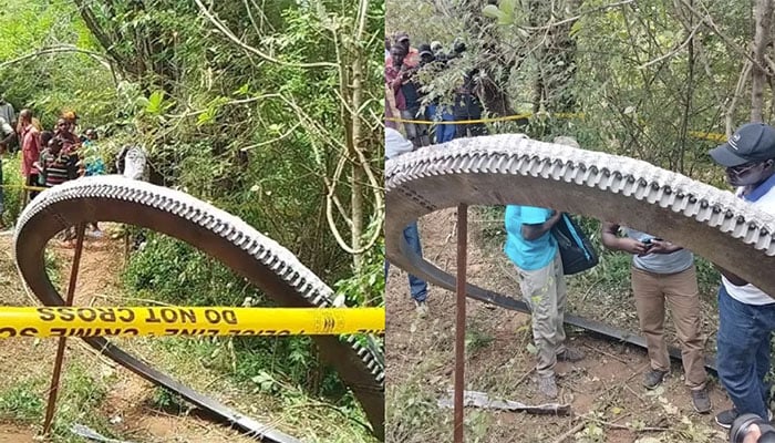 افریقی ملک کے ایک گاؤں میں خلائی کچرا آکر گر گیا