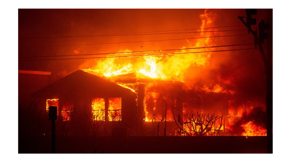 worst fire in Los Angeles history, 6,000 homes and buildings face destruction