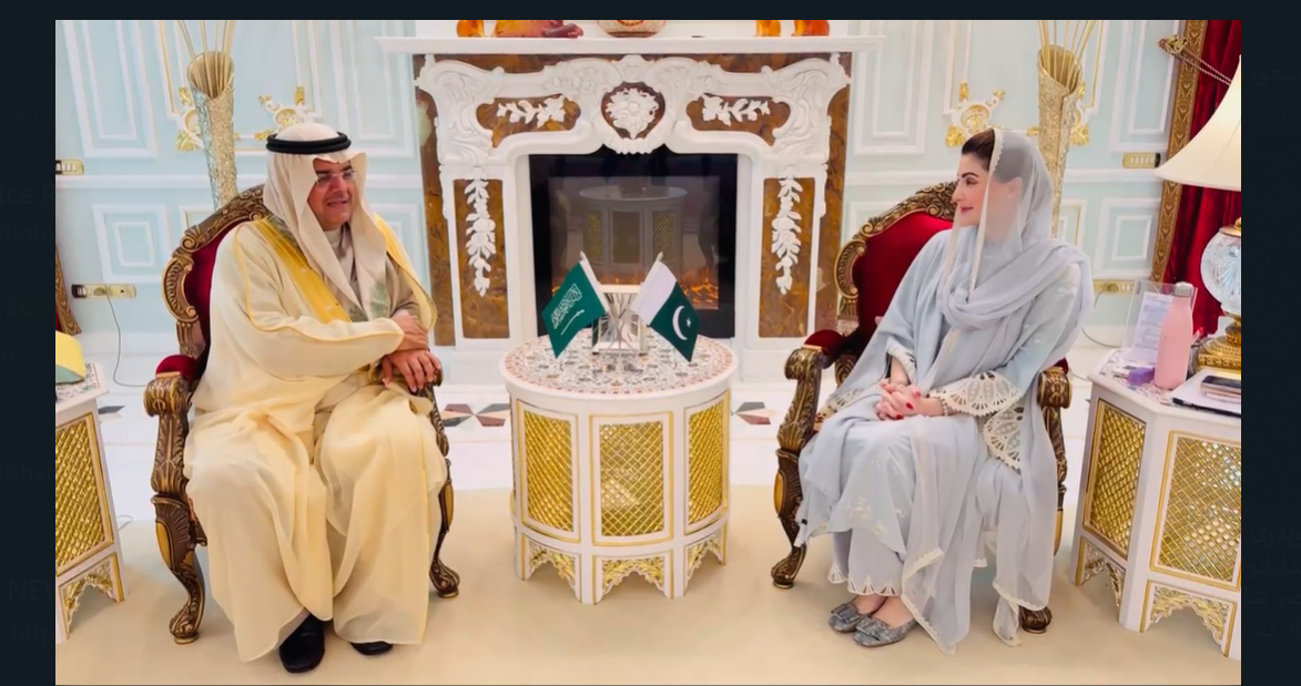 وزیر اعلیٰ پنجاب  سے سعودی عرب کے شہزادہ منصور کی ملاقات