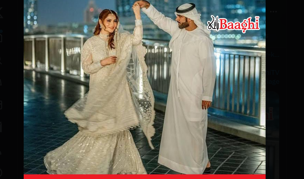 نیلم منیر کی دبئی میں شادی،دولہاپولیس والا نکلا