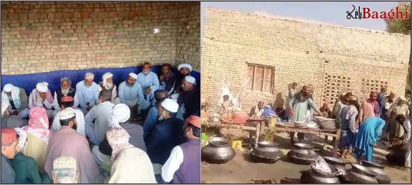 تنگوانی: ایک گاؤں، ایک لمحہ.تین جنازے اور  ولیمہ،  ہر طرف بریانی