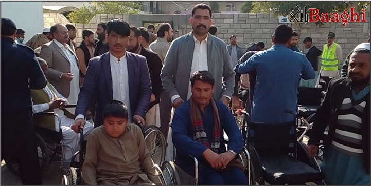 جمرود: خصوصی افراد میں مصنوعی اعضاء اور ویل چیئرز کی تقسیم