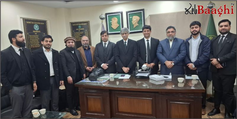 سیالکوٹ: جماعت اسلامی وفد کی ڈسٹرکٹ بار کے نومنتخب صدر سے ملاقات