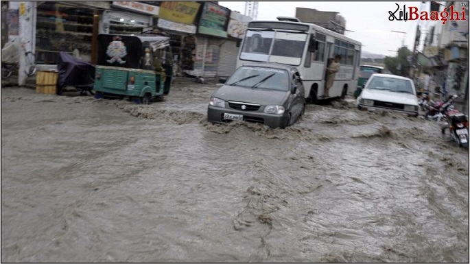 ملک کے بیشتر علاقوں  میں بارش اور گرج چمک کی پیشگوئی