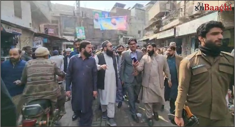 چنیوٹ: تجاوزات کے خلاف آپریشن، ڈپٹی کمشنر کا مختلف بازاروں کا دورہ