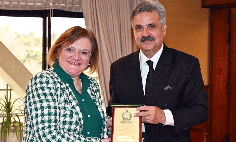 چیف جسٹس سے اطالوی  سفیر کی ملاقات