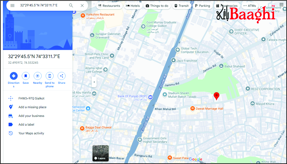 سیالکوٹ:کشمیر روڈ اور خواجہ صفدر روڈ کو ماڈل روڈ بنانے کا آغاز