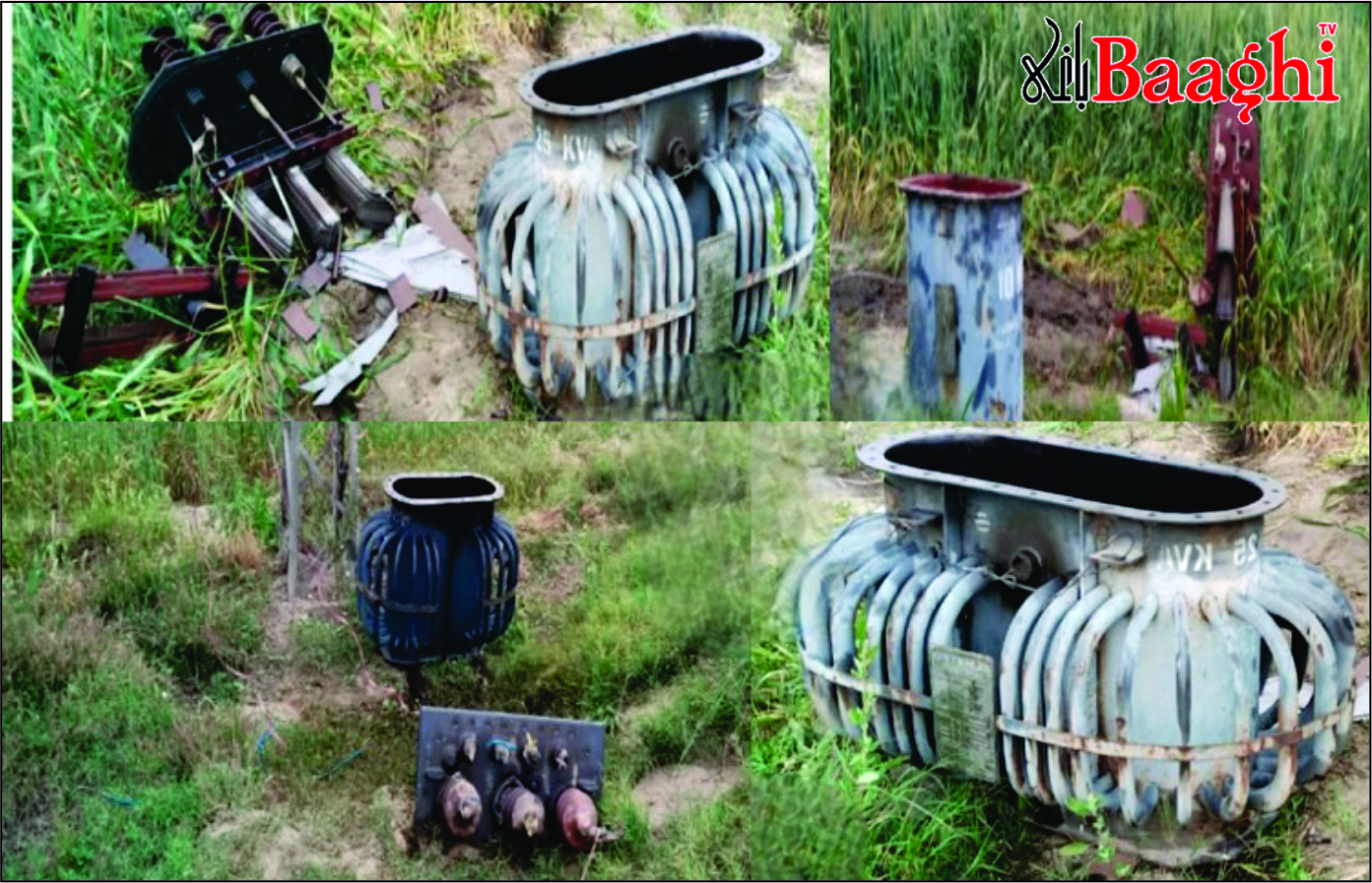 پنڈی بھٹیاں: چوری کی بڑی واردات، چور  5 ٹرانسفارمر لے اڑے