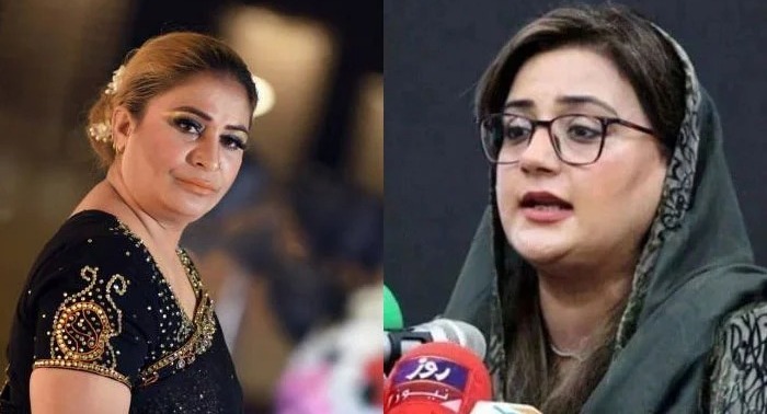 عظمی بخاری نصیبو لال کی خیریت دریافت کرنے اداکارہ کے گھر پہنچ گئیں