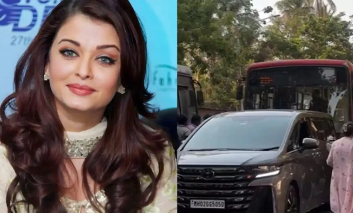 بس نےایشوریا رائے کی گاڑی کو ٹکر مار دی