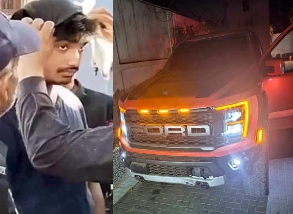 ملزم ارمغان کی  ملکیتی 5 کروڑ 85 لاکھ روپے سے زائد مالیت کی جیپ برآمد