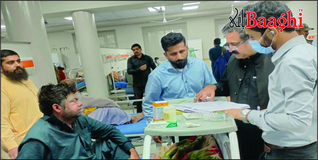 سیالکوٹ: ڈپٹی کمشنر کا گورنمنٹ علامہ اقبال میموریل ٹیچنگ ہسپتال کا دورہ