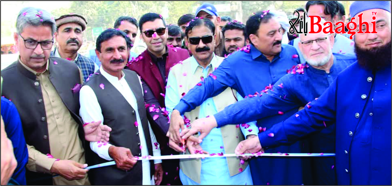 ڈسکہ: صوبائی وزیر بلدیات میاں ذیشان رفیق کی کاوش، ڈسکہ وزیر آباد روڈ کا افتتاح