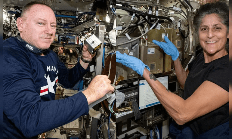 اسپیس اسٹیشن پر پھنسے خلا بازوں  کی واپسی کا سفر دشوار اور تکلیف دہ ثابت ہوسکتا ہے