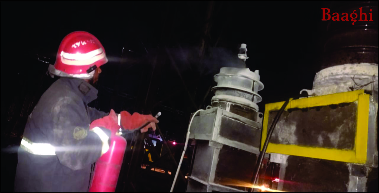 حاصل پور:واپڈا گرڈ اسٹیشن میں آگ بھڑک اٹھی۔ریسکیو 1122 نے قابو پا لیا