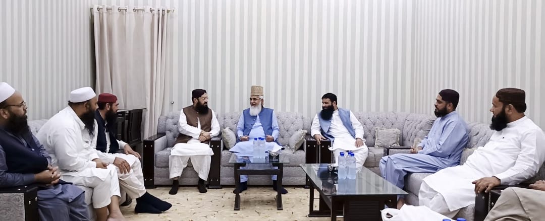 علامہ احمد لدھیانوی کی مرکزی مسلم لیگ سیکرٹری آمد،قاری یعقوب شیخ سے ملاقات