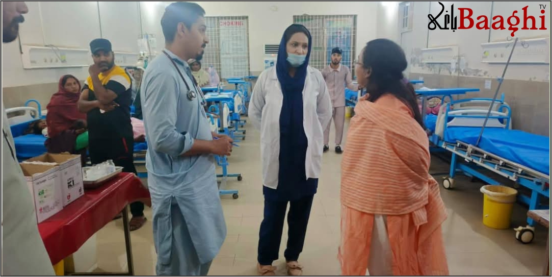 گوجرہ: اسسٹنٹ کمشنر صدف اکبر کا رات گئے ہسپتال کا دورہ، مریضوں سے ملاقات