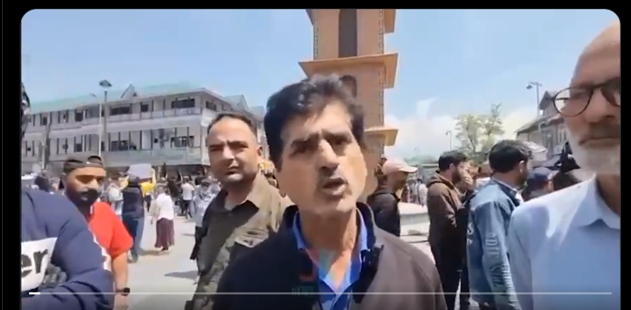 پہلگام حملہ، سری نگر کے رہائشی  نےبھارتی پروپیگنڈے کا دیا منہ توڑ جواب