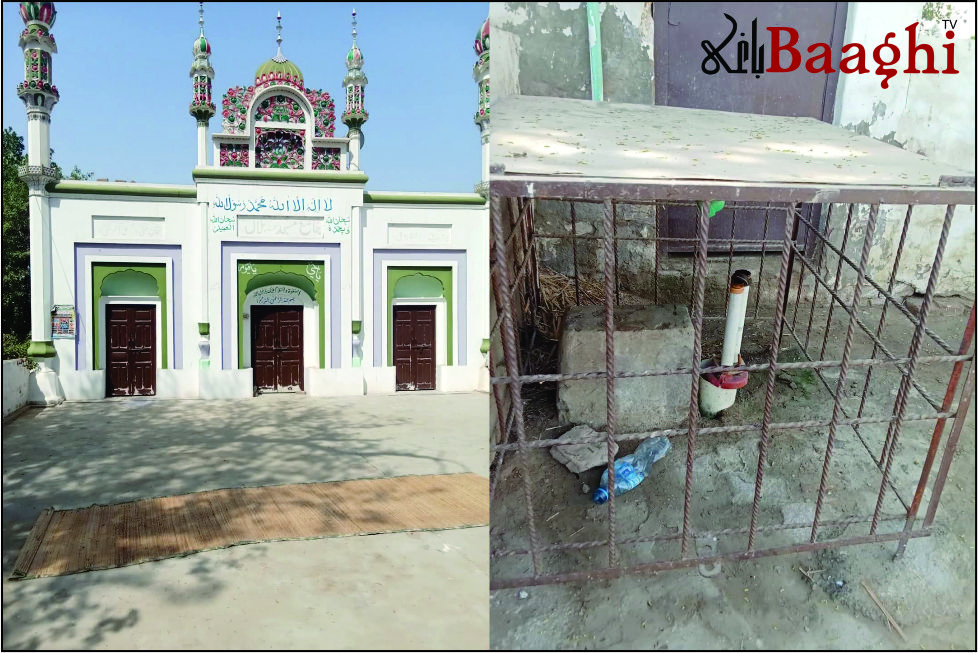 اوچ شریف: چوروں نے مسجد کو بھی نہ بخشا، پانی کی موٹر لے اڑے