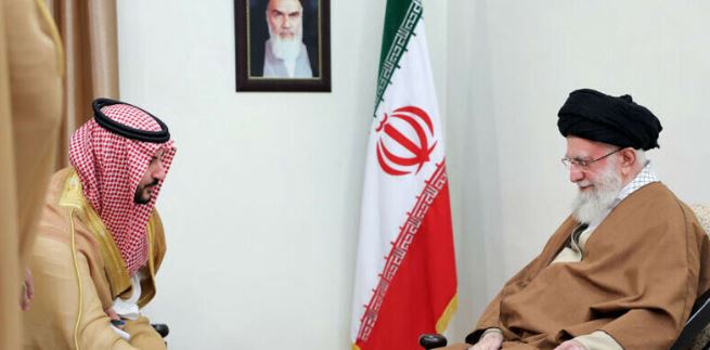 سعودی وزیردفاع نے خامنہ ای کو شاہ سلمان کا پیغام پہنچا دیا
