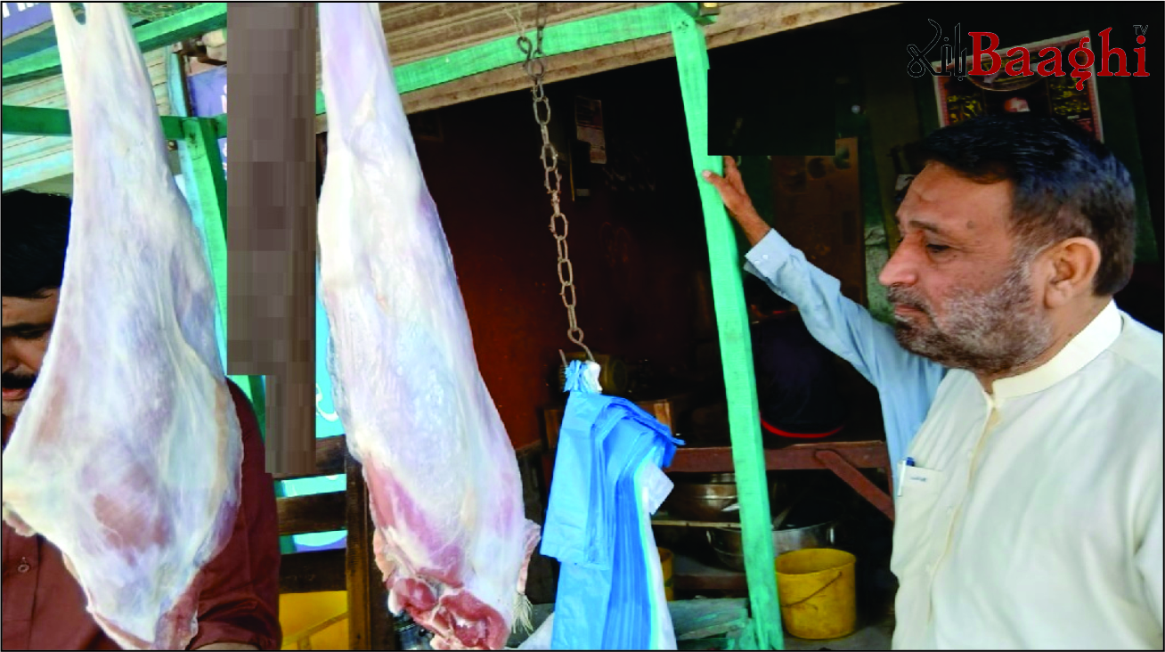 ڈیرہ غازی خان: غیر قانونی ذبح شدہ گوشت کی فروخت پر تین قصاب گرفتار