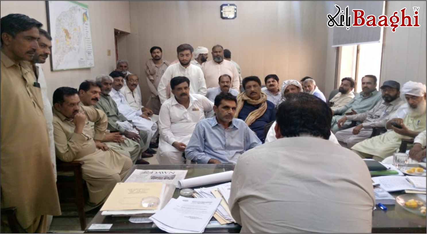 سرگودھا: یونین کونسل سیکرٹری پر تشدد، ملازمین کا احتجاج