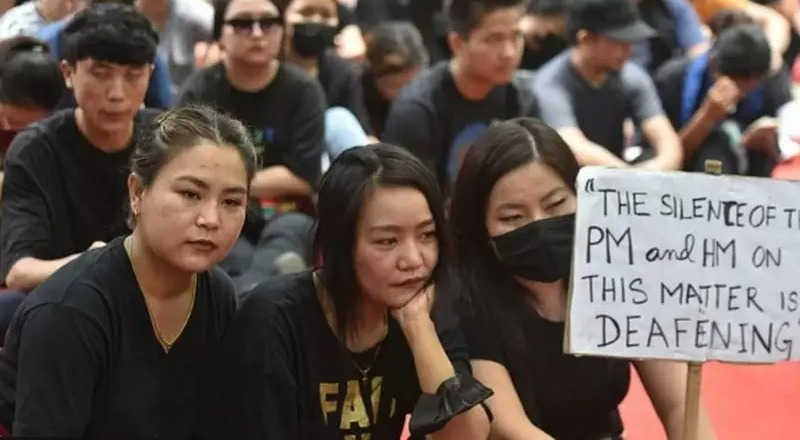 جب منی پور  کےعیسائیوں کی زندگی ایک لمحے میں بدل گئی،  بی جے پی اور پولیس خاموش تماشائی بنی رہی