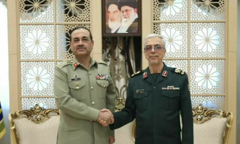 فیلڈ مارشل عاصم منیر کی ایران کے چیف آف جنرل اسٹاف سے ملاقات