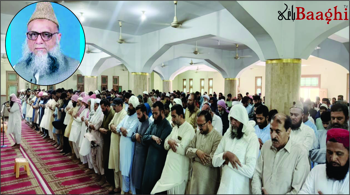 ڈیرہ غازی خان: سینیٹر ساجد میر کی غائبانہ نماز جنازہ، علما و رہنماؤں کی بڑی تعداد میں شرکت