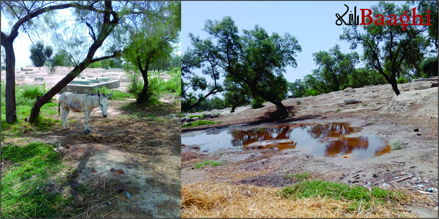 اوچ شریف: تاریخی قبرستان زندہ لال بے حرمتی کا شکار، قبریں مسمار، نشئیوں کا راج