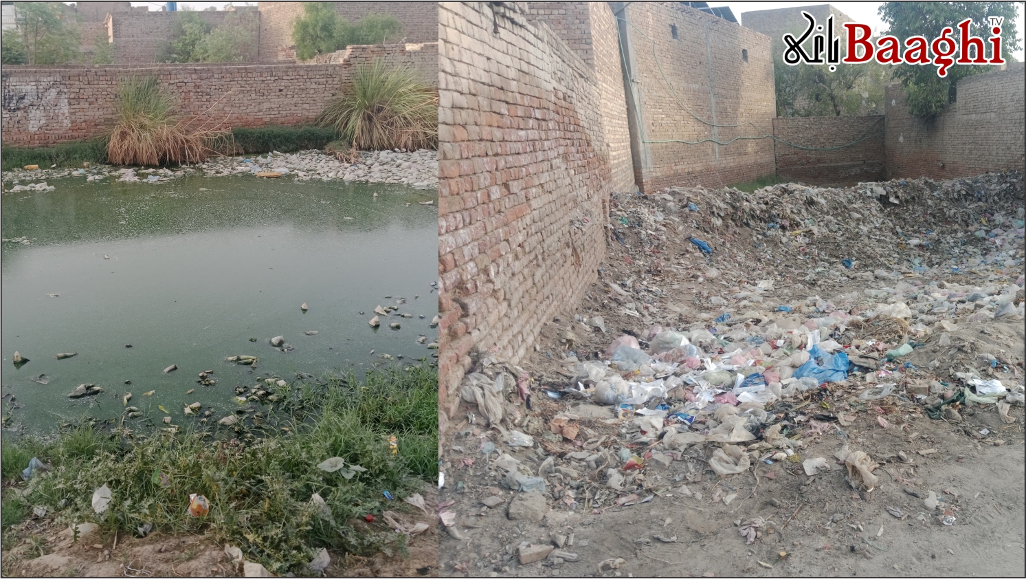 اوچ شریف: اکبر ٹاؤن گندگی اور تعفن کا شکار، "ستھرا پنجاب پروگرام” صرف کاغذوں تک محدود؟