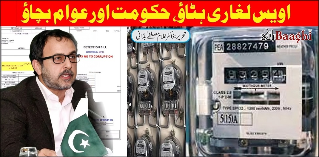 اویس لغاری  ہٹاؤ، حکومت اور عوام بچاؤ