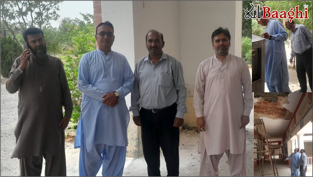 ڈائریکٹر کالجز بہاولپور کا ڈیرہ نواب صاحب کالج کا سرپرائز وزٹ