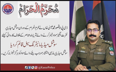 محرم الحرام میں نفرت انگیز مواد کیخلاف سوشل میڈیا سائبر ونگ قائم