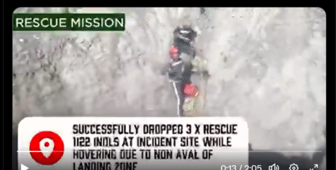 پاک فوج کا ریسکیو آپریشن،سوشل ایکٹیوسٹ یاور عباس کی میت دشوار گزار پہاڑی سے آبائی گاؤں منتقل