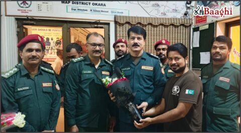 اوکاڑہ: ظفر اقبال نے بطور ڈسٹرکٹ ایمرجنسی آفیسر چارج سنبھال لیا، ریسکیو ٹیم کا پرتپاک استقبال